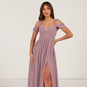 Azazie Lianne Dusty Rose Size 6